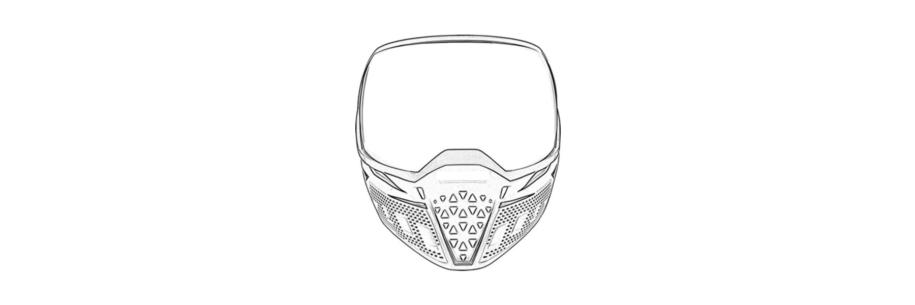 OAREA Paintball Maske Für FAST Helme - Stahl Mesh Gesichtsschutz!