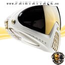 DYE I4 Paintball Maske Invision 4 Thermal WEIß - GOLD