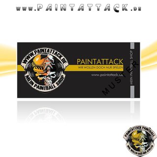 Paintattack Paintball Gutschein / Geschenkgutschein 5,00€ - Motiv 1