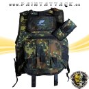 Pt-Field Paintball Weste / Tactical weste / Battle Weste für Softair und Paintball -  Bundeswehr Flecktarn