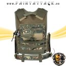 Paintball Weste New Legion Tactical Vest Carrier flecktarn