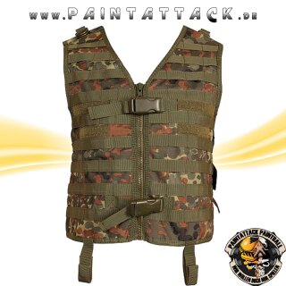 Paintball Molle Weste Tango pt-field Flecktarn