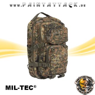 Rucksack mit Molle-System US Assault SM, Laser-Cut Flecktarn