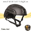US Helm Paratrooper Fast mit Rail schwarz