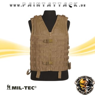 Molle Carrier Weste Mil-Tec coyote