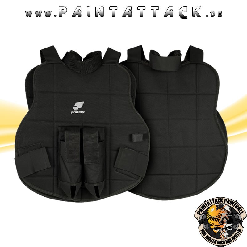 Brustpanzer 5 in 1 Protoyz mit integrierter Pothalterung schwarz inkl 2 Pots sc 