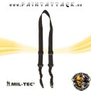 Taktischer Tragegurt mit Bungee 2 Punkt Schwarz