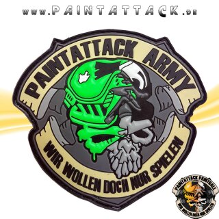 Paintattack Paintball 3D Patch Rubberpatch