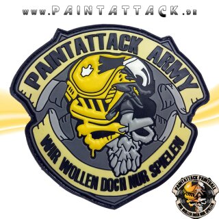 Paintattack Paintball 3D Patch Rubberpatch