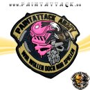 Paintattack Paintball 3D Rubberpatch Rosa