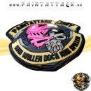 Paintattack Paintball 3D Rubberpatch Rosa