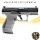 Walther PPQ M2 T4E Tungsten Gray Mag Fed Paintball Pistole - RAM Waffe