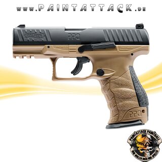 Walther PPQ M2 T4E FDE Mag Fed Paintball Pistole - RAM Waffe