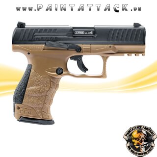 Walther PPQ M2 T4E FDE Mag Fed Paintball Pistole - RAM Waffe