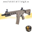 Tippmann Recon AEG CQB 9,5 Zoll mit M-Lok Shroud 6mm BB Airsoft Gewehr TAN