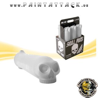 Paintball Pot High Capacity HK Army Skull weiß