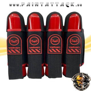 Paintball Battlepack 4 Pot Valken Alpha rot black/red