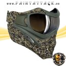 VForce Grill Paintball Maske - SE Circuit Camo Earth mit Quicksilver Thermal Glas