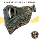 VForce Grill Paintball Maske - SE Circuit Camo Earth mit Quicksilver Thermal Glas