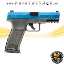 T4E TPM1 Umarex Magfed Paintballpistole .43 Cal schwarz - blau