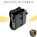 Universal Double Magazine Pouch Paddle Holster für...