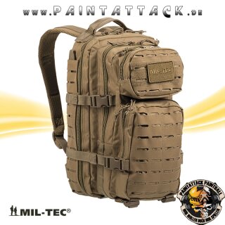 Rucksack mit Molle-System US Assault SM, Laser-Cut coyote