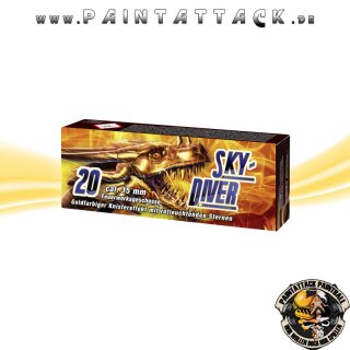 Sky Diver Pyrotechnische Munition mit Multi-Effekten