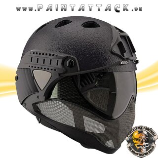 Taktischer Helm mit Thermalglas und Gitterschutz Mod. Raptor