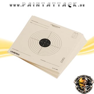 Zielscheiben 14 x 14 cm für Luftgewehr und Airsoft - 1 Stück