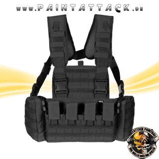 Chest Rig Mission Attack Magfed Weste schwarz