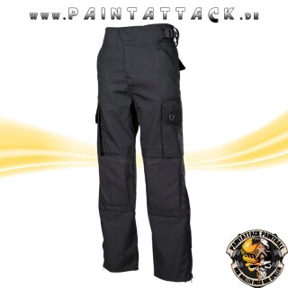 Kommandohose Smock-Attack  Hose für Paintball und Airsoft - Schwarz