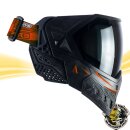 Empire EVS Paintball Maske schwarz - orange mit 2 Maskengläsern  (Clear und Ninja)