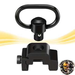 QD Sling Mount mit Push Button Trageriemen Halterung mit Schnellverschluss Sling Swivel Mount T22mm Picatinny Schiene