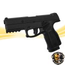 Steyr L9-A2 Airsoft Pistole  – CO₂ Blow-Back 6 mm BB schwarz von ASG
