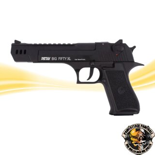 Retay Schreckschusspistole 9 mm P.A.K  Big Fifty XL brüniert