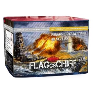 Flaggschiff Premium Linie Feuerwerksbatterie Silvester Feuerwerk Pyrotechnik