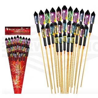 Silvesterrakten Sortiment *Rocket World* Silvester Feuerwerk Pyrotechnik