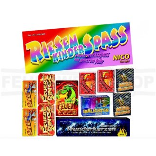 Jugendfeuerwerk Sortiment *Riesen-Kinderspass* von Nico Tischfeuerwerk