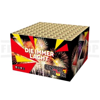 GERMAN Power *Die Immer Lacht* Verbund Feuerwerk GERMAN Power Silvester Feuerwerk Pyrotechnik