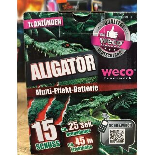 Alligator / Prianha Batteriefeuerwerk von Weco