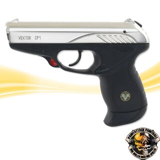 Röhm Vektor CP1 vernickelt 9 mm P A K Schreckschusspistole