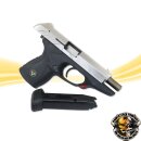 Röhm Vektor CP1 vernickelt 9 mm P A K Schreckschusspistole