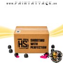 HS Projectil Magfed präzisions Paintballs 600 Stück schwarz/gelb