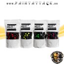 HS Projectil Magfed präzisions Paintballs 200 Stück schwarz/pink