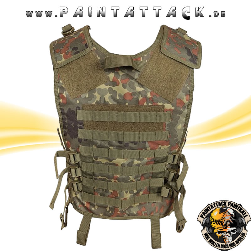 Paintball Molle Weste Tango ptfield Flecktarn3304_EP
